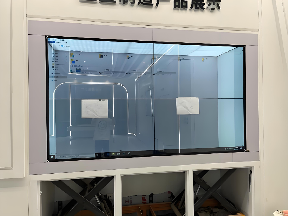 關掉是玻璃，打開是屏幕！OLED透明屏未來感拉滿！